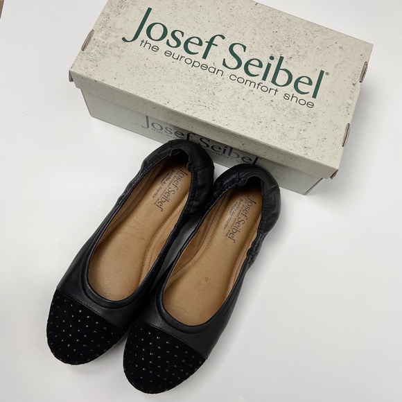 Josef Seibel Shoes - Josef Seibel Pippa 43 Black Ballet Flat Size 38